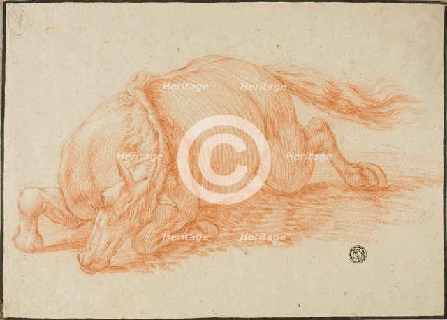 Falling Horse, n.d. Creator: Adam Frans van der Meulen.