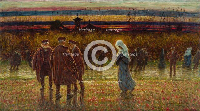 Falling Leaves, 1898. Creator: Dall'Oca Bianca, Angelo (1858-1942).