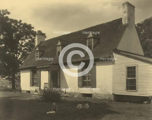 Falls cottage gen. exterior, between 1925 and 1929. Creator: Frances Benjamin Johnston.