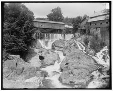 Falls above Brockway Gorge, Vt., between 1900 and 1906. Creator: Unknown
