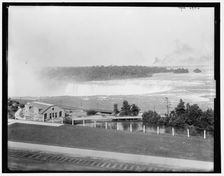 Falls from Falls View, Niagara Falls, N.Y., between 1880 and 1899. Creator: Unknown