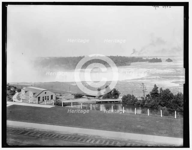 Falls from Falls View, Niagara Falls, N.Y., between 1880 and 1899. Creator: Unknown.