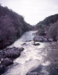 Falls on the River Gruinard, near Gruinard Bay, Scotland, c1955. Creator: Arthur Charles Kirby Ware