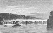 Falls of Gouina, in the rainy season; Journey from the Senegal to the Niger 1875. Creator: Unknown