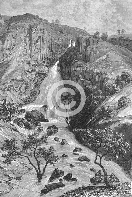 'Falls of Davezout, Abyssinian Plateau; A journey through Soudan and Western Abyssinia..., 1875. Creator: Unknown.