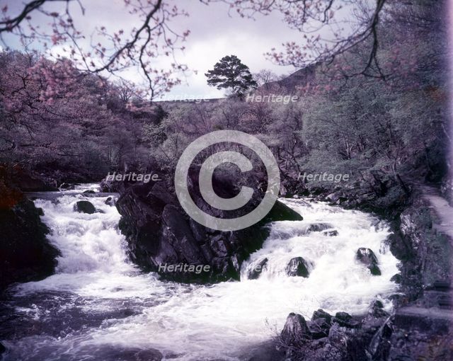 Falls of Leny, Trossachs, Scotland, c1955. Creator: Arthur Charles Kirby Ware.