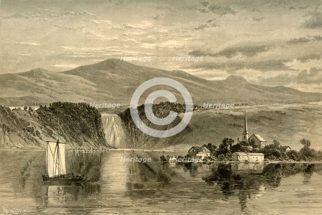 'Falls of Montmorency', 1874.  Creator: W. Roberts.