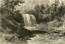 Falls of Minnehaha 1874. Creator: Alfred Waud