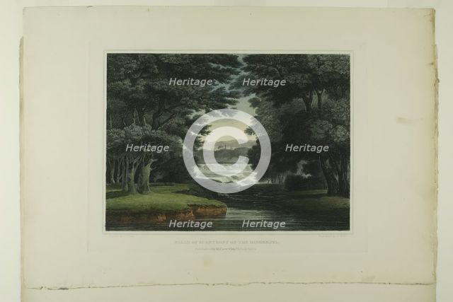 Falls of St. Anthony on the Mississippi, plate seven of the first number of Picturesque..., 1819/21. Creator: John Hill.