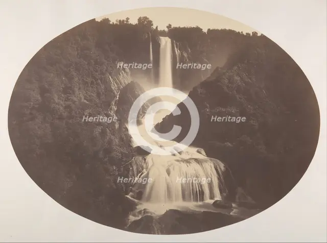 Falls of Terni, ca. 1860. Creator: Robert MacPherson.