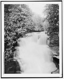 Falls of the narrows, Sapphire, N.C., c1902. Creator: William H. Jackson