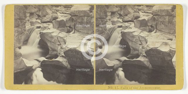 Falls of the Ammonoosuc, 1855/75. Creators: Kilburn Brothers, BW Kilburn.