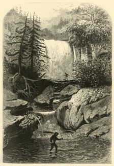 Falls of the Blackwater 1872. Creator: Frederick William Quartley