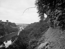 Falls of the Genesee from Seneca Park, Rochester, N.Y., c1904. Creator: Unknown