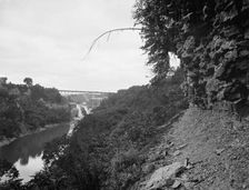 Falls of the Genesee from Seneca Park, Rochester, N.Y., c1904. Creator: Unknown