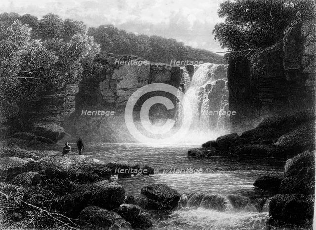 'Falls of the Hespte', c1870.