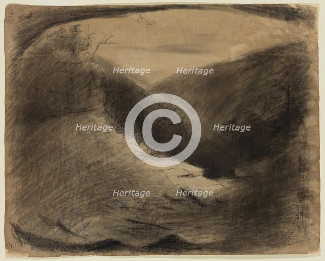 Falls of the Kaaterskill, 1825 or 1826. Creator: Thomas Cole.