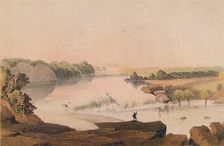 Falls of the Rio Salado 1857-1859. Creator: Sarony, Major and Knapp