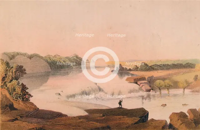 'Falls of the Rio Salado', 1857-1859.  Creator: Sarony, Major and Knapp.