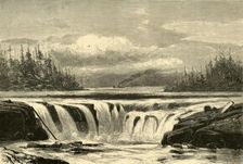 Falls of the Willamette 1872. Creator: Alfred Harral