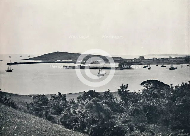 'Falmouth - General View, from Pendennis', 1895. Artist: Unknown.