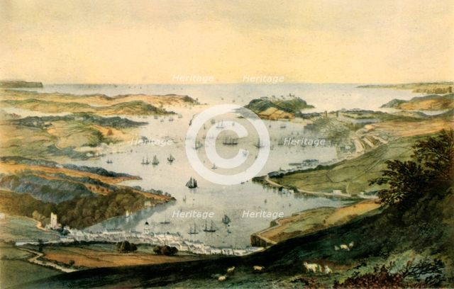 Falmouth Harbour, c1840, (1942).  Creator: Newman & Co.