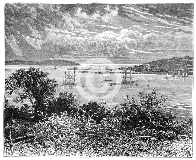 Falmouth Harbour, Cornwall, England, 1900. Artist: Unknown
