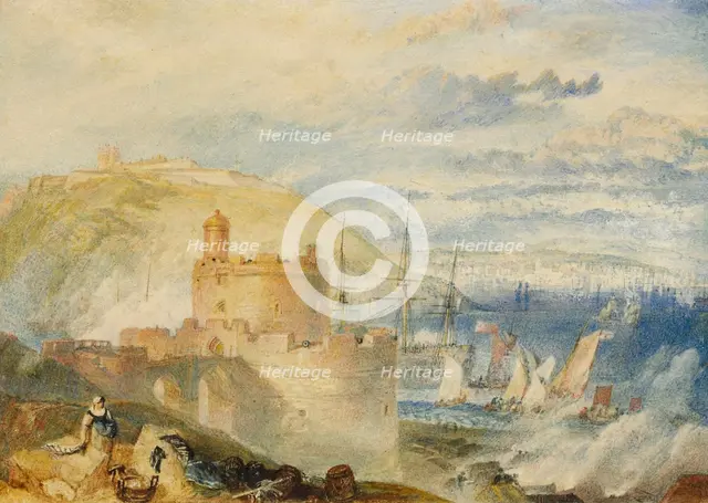 Falmouth Harbor, c1825. Creator: JMW Turner.