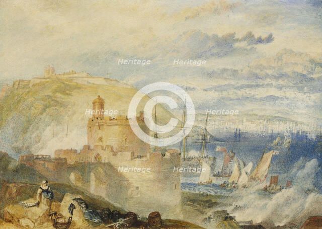 Falmouth Harbor, c1825. Creator: JMW Turner.