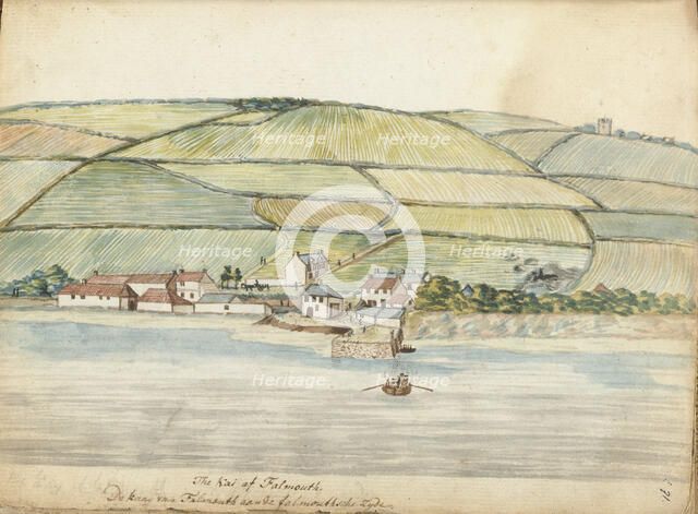 Falmouth quay, 1778. Creator: Jan Brandes.