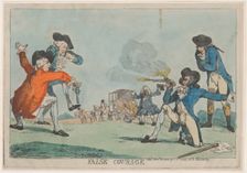 False Courage, November 22, 1788., November 22, 1788. Creator: Thomas Rowlandson