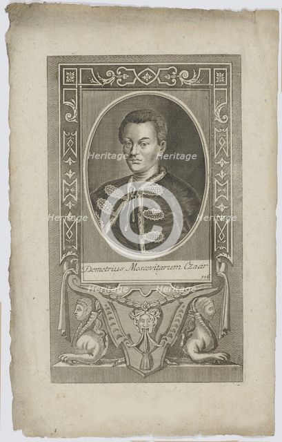 False Dmitry I, ca 1723-1724. Creator: Anonymous.