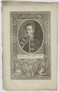 False Dmitry I, ca 1723-1724. Creator: Anonymous