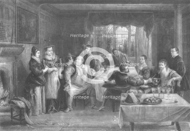 'Falstaff and His Friends', 1868.  Artist: William Greatbach.