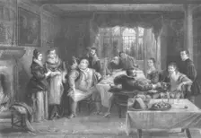 Falstaff and His Friends 1868. Artist: William Greatbach