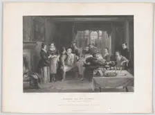Falstaff and His Friends, "The Merry Wives of Windsor" (from "The Art Journal"), May 1868. Creator: William Greatbach