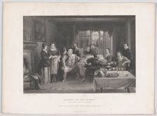 Falstaff and His Friends, "The Merry Wives of Windsor" (from "The Art Journal"), May 1868. Creator: William Greatbach