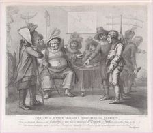Falstaff at Justice Shallow's Mustering His Recruits (Shakespeare, Henry IV, Part ..., June 1, 1792. Creator: William Nelson Gardiner