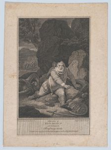 Falstaff Rising Slowly (Shakespeare, First Part of King Henry IV, Act 5, Scene 4), June 4, 1794. Creator: James Neagle