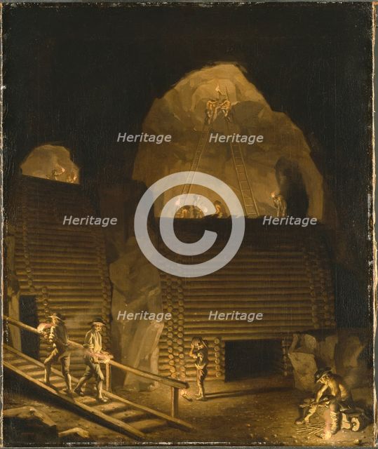 Falun Copper Mine, c18th century. Creator: Per Hillestrom.