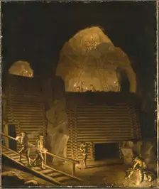 Falun Copper Mine, c18th century. Creator: Per Hillestrom