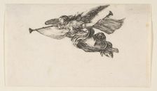 Fame, 1649-50. Creator: Stefano della Bella