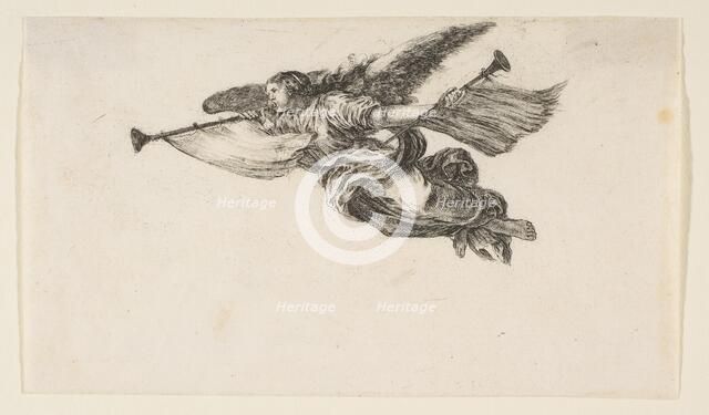 Fame, 1649-50. Creator: Stefano della Bella.