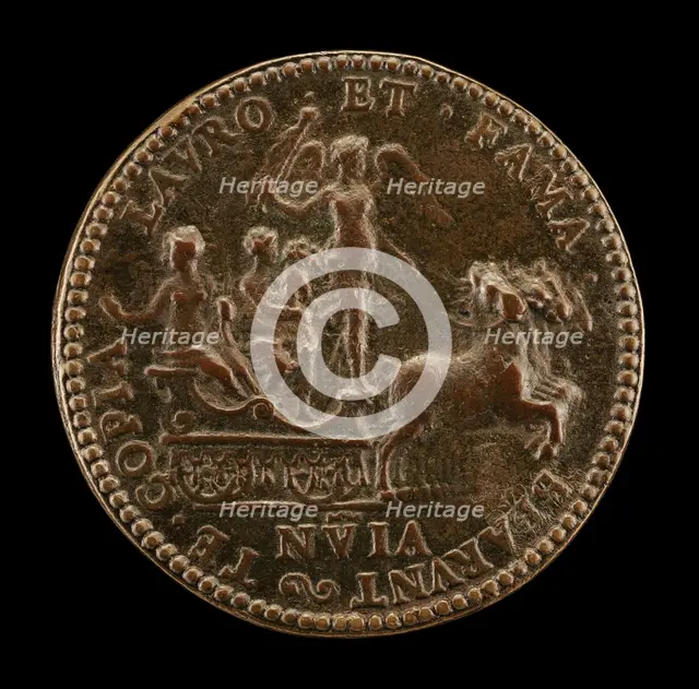 Fame, Abundance, Victory [reverse]. Creator: Etienne Delaune.