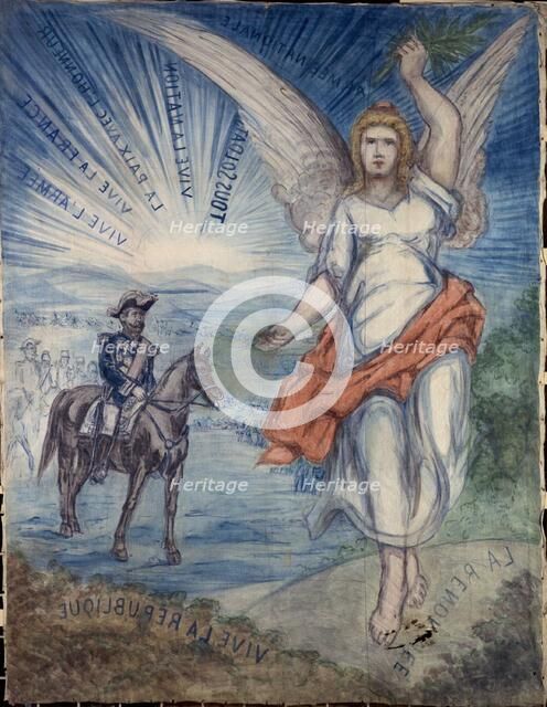 Fame and General Boulanger, between 1801 and 1900. Creator: Unknown.