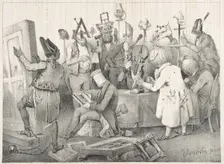Fameux Jury de Peinture. Salon de 1841, March 20, 1841. Creator: Clément Pruche