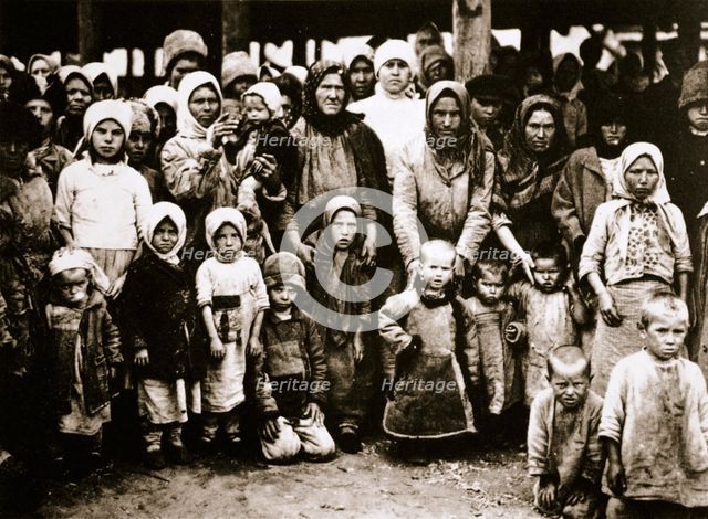 Famine in the Volga Valley, Russia, c1921-c1922. Creator: Unknown.