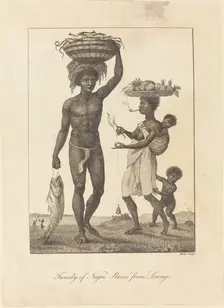 Family of Negro Slaves from Loango, 1793. Creator: William Blake
