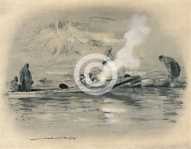 'Family of Nomadic Tribe', 1903. Artist: Mortimer L Menpes.