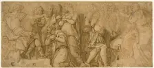 Family of Darius before Alexander; Prisoners before a Senator, n.d. Creator: Unknown